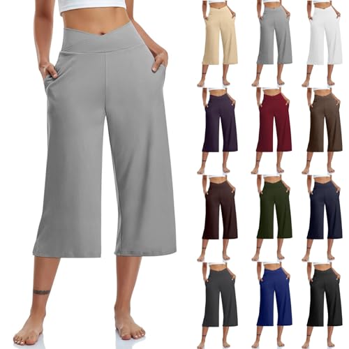 パンツ KHOKI Wide-leg cropped pants Gray パンツ KHOKI Wide-leg cropped pants Gray Wide-leg cropped pants